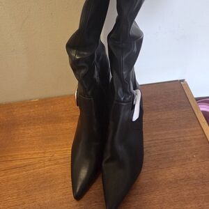 PrettyLittleThing Black Heeled Boots